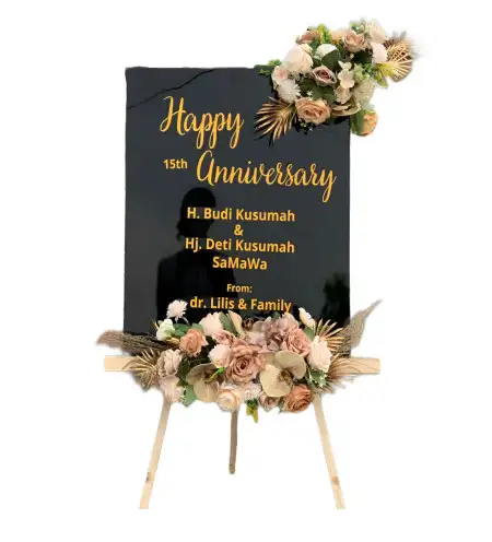 Papan Bunga Akrilik Welarek