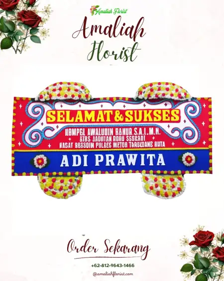 Papan Bunga Ucapan Selamat Welarek